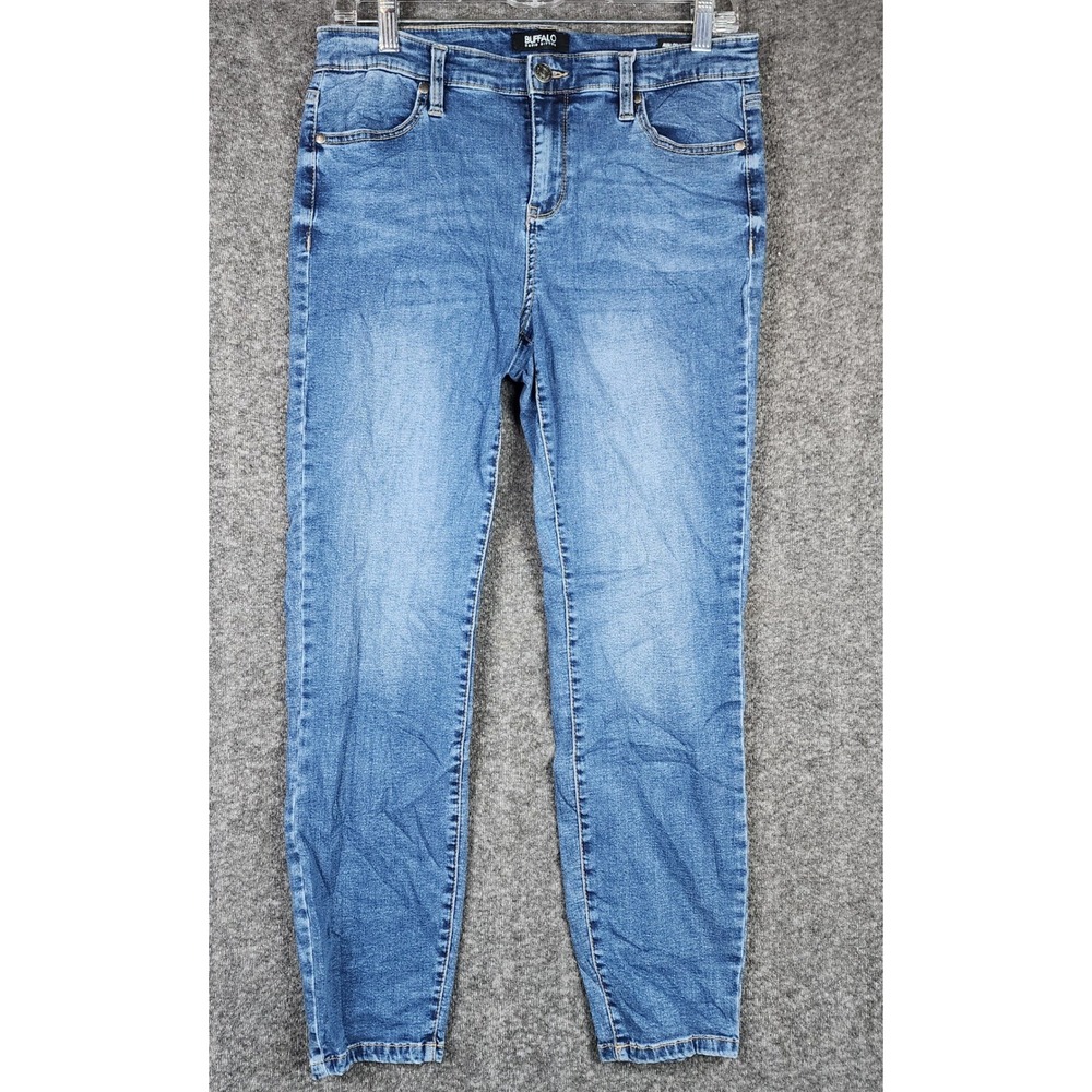 Buffalo David Bitton Avalon Jeans Womens 10/30 Blue Mid-Rise Soft Stretch Skinny